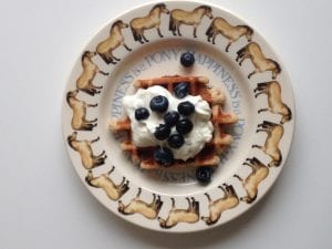 Koolhydraat-arme wafel, 5 gram koolhydraten per wafel