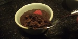 Keto chocolade lava cake