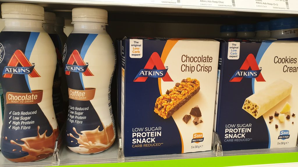 Atkins dieet producten
