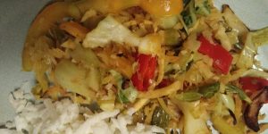 Keto nasi met kokos bloemkoolrijst
