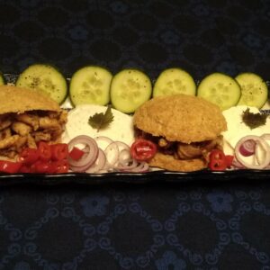 Keto kip shoarma