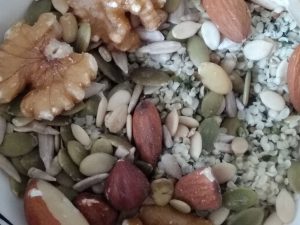 keto noten, pitten en zaden