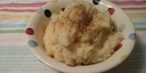 knolselderij puree met nootmuskaat