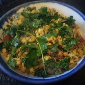 Vegetarische Keralan kerrieschotel