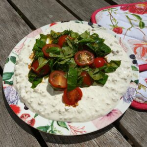 hutten kase-tomatensalade