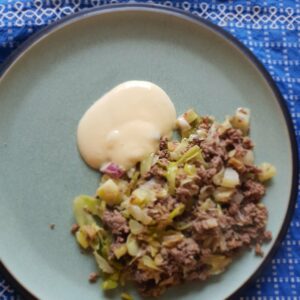 Maleisische rundergehaktschotel