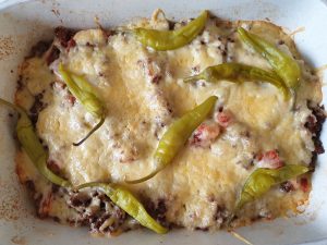 Mexicaanse gehaktschotel met jalapeno pepertjes