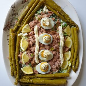 Keto Asperge tonijn maaltijdsalade