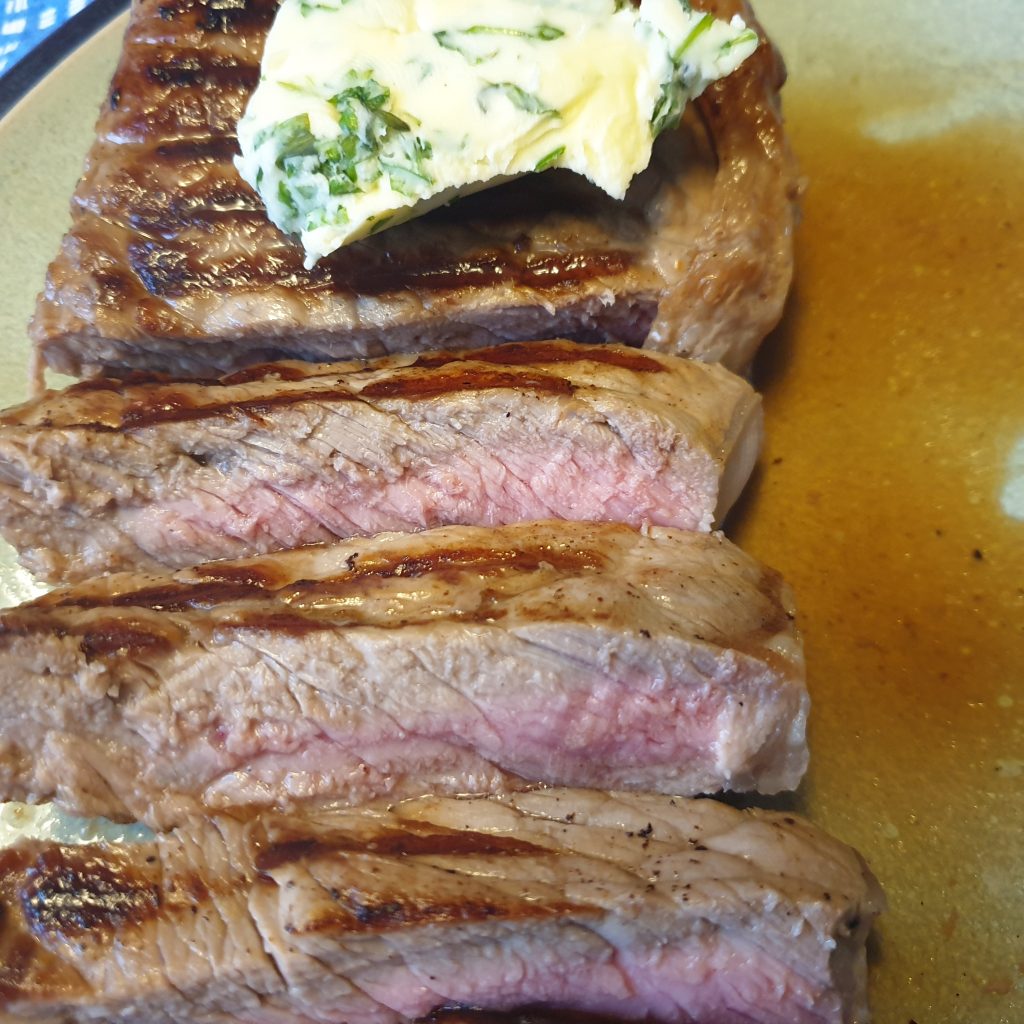 Entrecote met kruidenboter