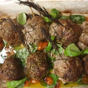 Italiaanse gehaktballen met rozemarijn