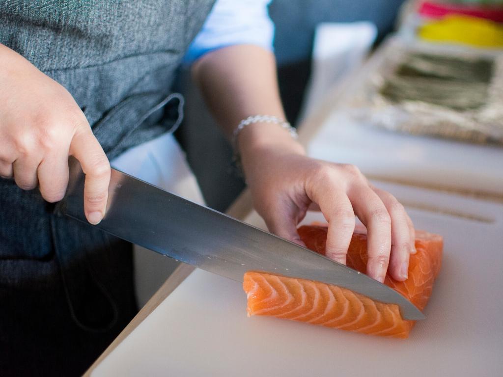 gezonde vette vis: zalm