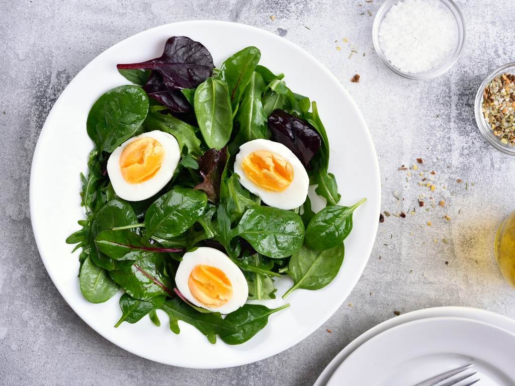 salade met ei